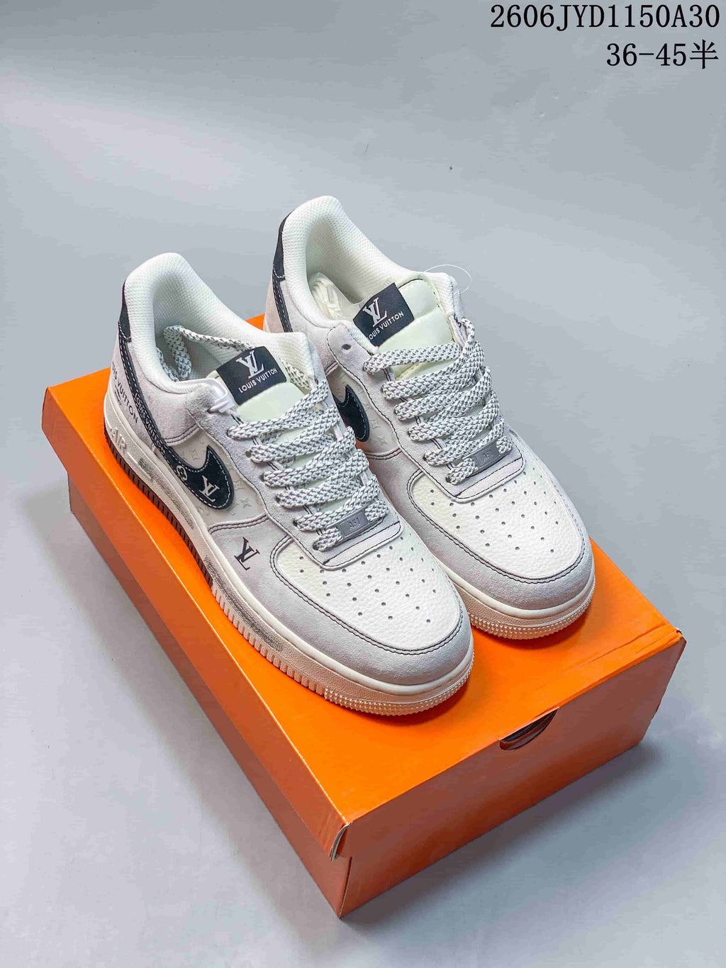 Nike Air Force 1 '07 Low Black and White Graffiti Sneakers