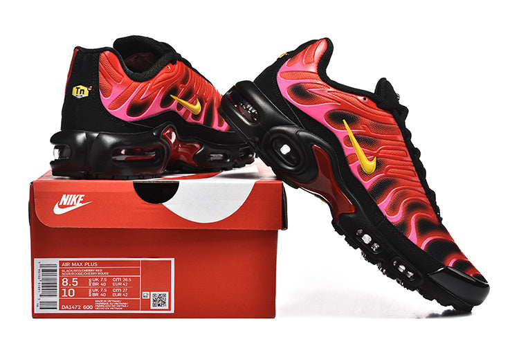 Nike Air Max Plus Sneakers Red Pink Black