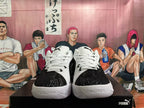 PUMA Basketball Shoes, White, Black and Red
