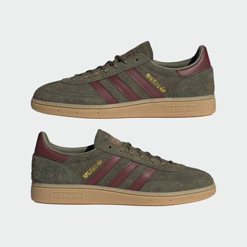 Men's Adidas Handball Spezial -  Focus Olive/Fox Brown