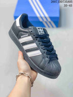 Adidas Superstar Black White Shell-Toe Sneakers 2607JDD735A05