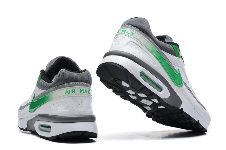 Nike Air Max Sneakers White Green Gray