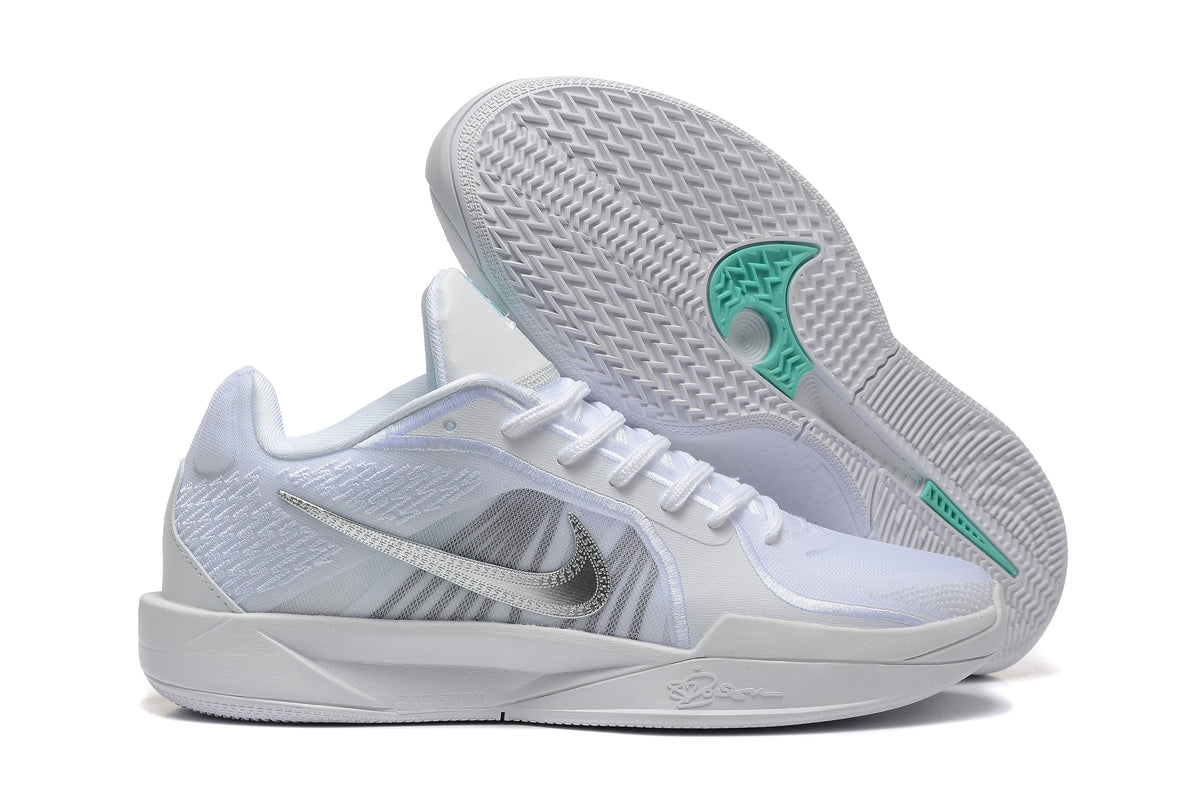 Nike Sabrina 2 Basketball Shoes, White and Mint
