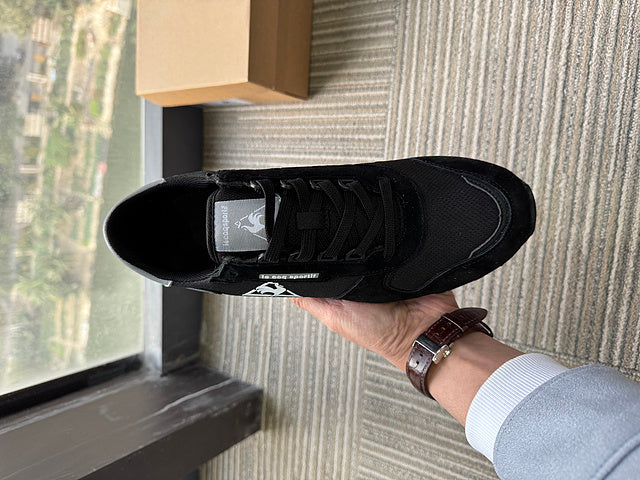 Le Coq Sportif AN-6 Black and Gray Sneakers