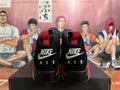 Jordan 6 Retro Black and Red High-Top Sneakers