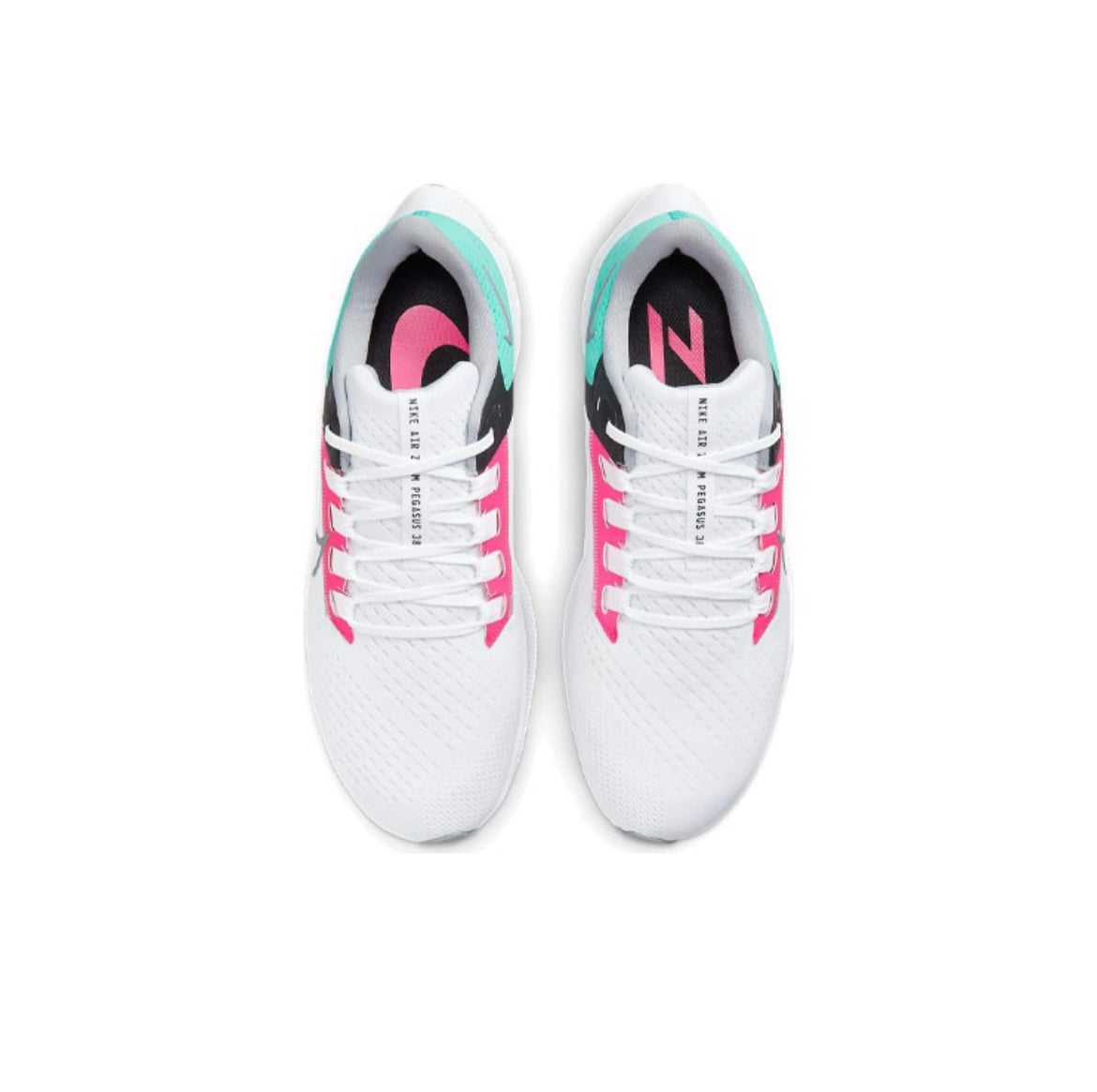 Nike Air Zoom Pegasus 38 Running Shoes White Pink Green CW7356-102