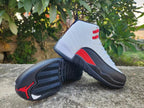 Jordan Air Jordan 12 White Black Red High-Top Sneakers