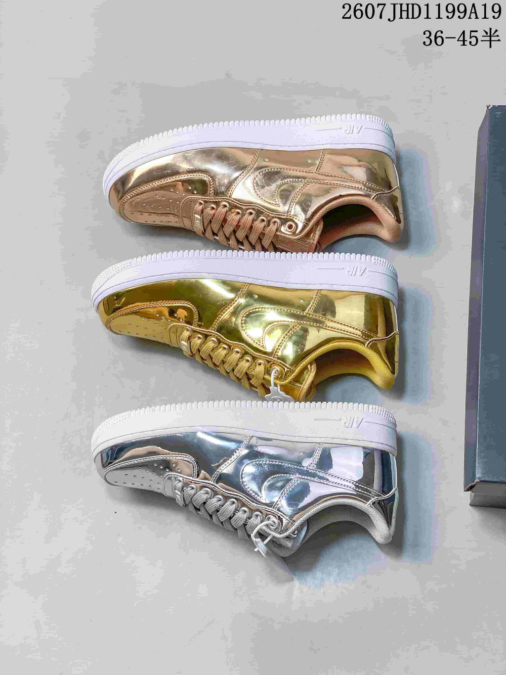Nike Air Force 1 '07 Low Metallic Sneakers