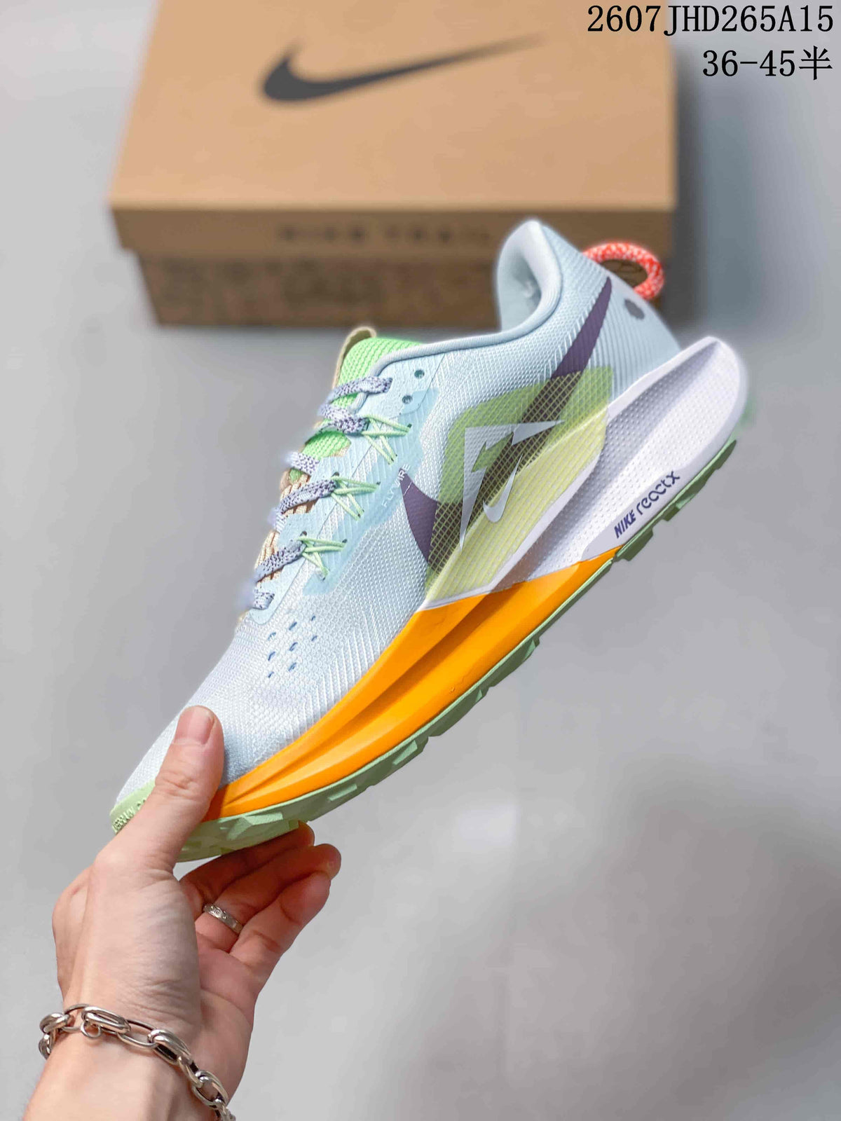 Nike Pegasus Trail 5 Trail Running Shoes Blue Lime Orange