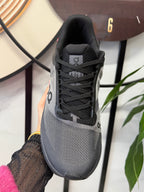 On Cloudsurfer Running Shoes, Black and Gray