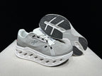 On Cloudeclipse Running Shoes, Gray and White