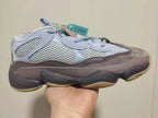 Adidas Yeezy 500 FV2238 Sneakers, Blue and Brown