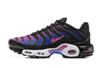 Nike Air Max Plus Black Pink and Blue Sneakers