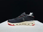 On Cloudnova 2 Sneakers Black and Red