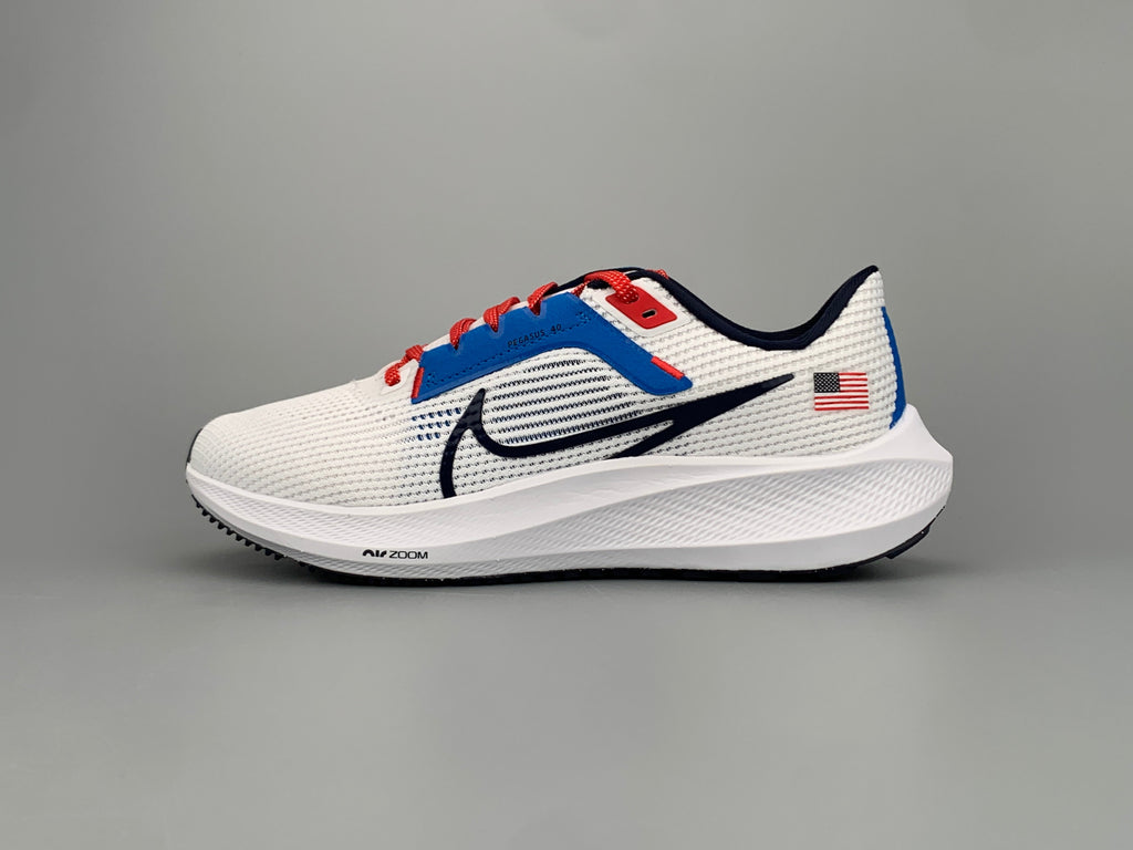Nike Air Zoom Pegasus 40 White Blue FN0013-100 Running Shoes