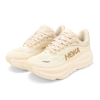 HOKA Bondi 9 Beige Running Shoes