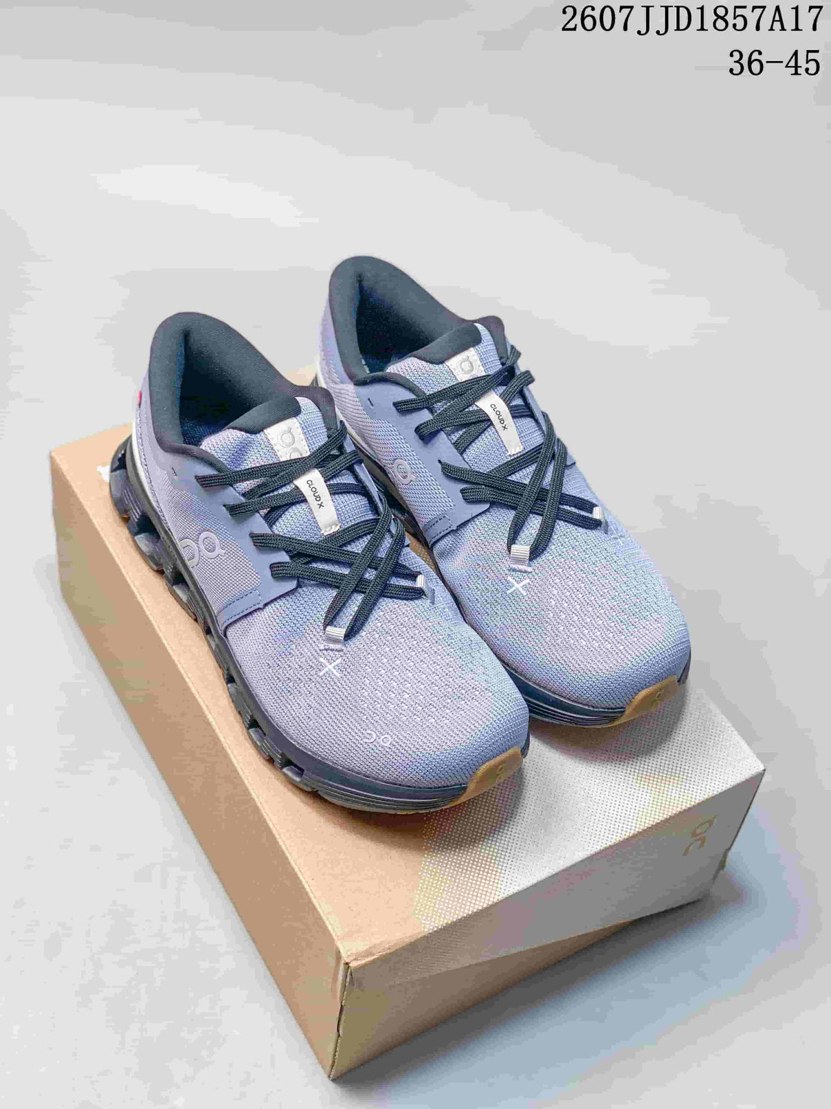 On Cloud X 4 Sneakers Lavender Grey 2607 JJD1857A17