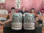 New Balance 740 White and Blue Sneakers