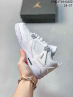 Jordan White Low-Top Kids Basketball Sneakers 2607NY1640A20