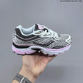 Saucony ProGrid Omni 9 Sneakers in White, Silver & Pink