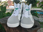 Jordan 6 High-Top Sneakers in White, Grey and Mint