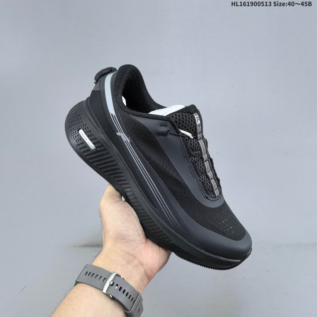 FILA Nuvole Run 3+ Running Shoes, White and Black