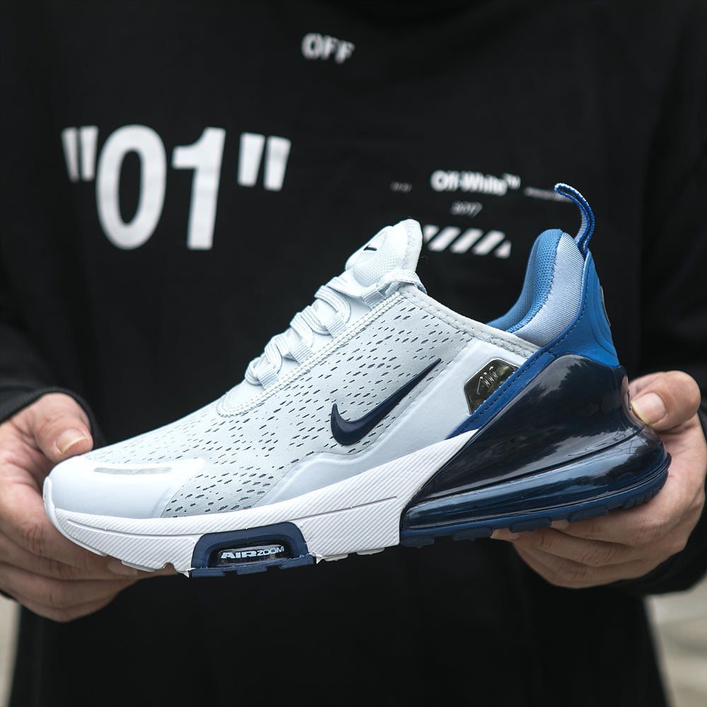 Nike Air Max 270 Sneakers White and Blue IO9883-007