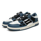 AMIRI Low-Top Sneakers in Navy, White and Black