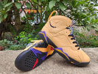 Air Jordan 7 High-Top Sneakers Wheat Purple
