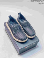 ECCO Slip-On Breathable Mesh Shoes Navy 2607JWD847A17
