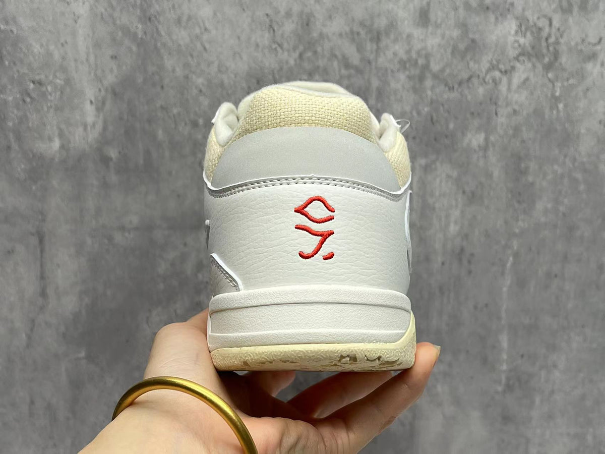 Nike Jordan x Travis Scott Sneaker in Sail and Yellow