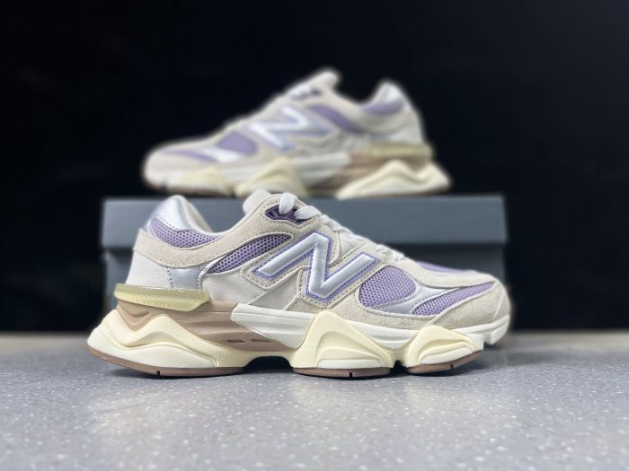 New Balance U9060CW Sneakers in Cream and Lavender