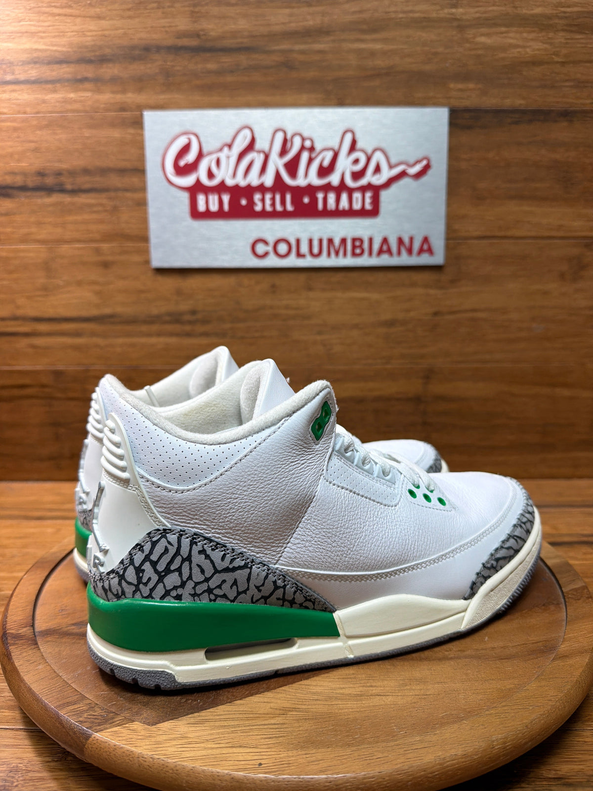 Jordan 3 Retro Lucky Green (Women's)
