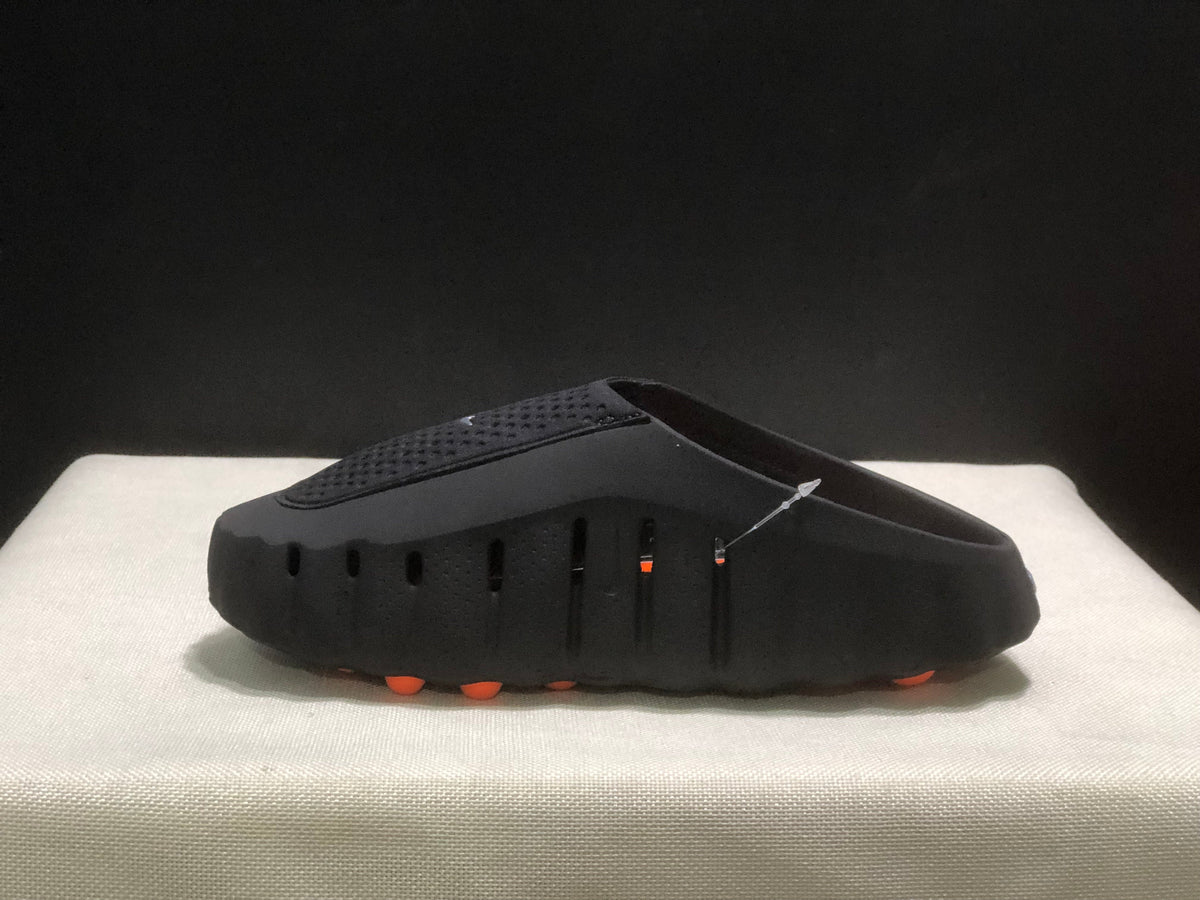 Nike Mind 001 Black and Chrome Crimson Slides HQ4307-001