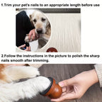 Square Scratch Pad Nail File Care Tool for Pets