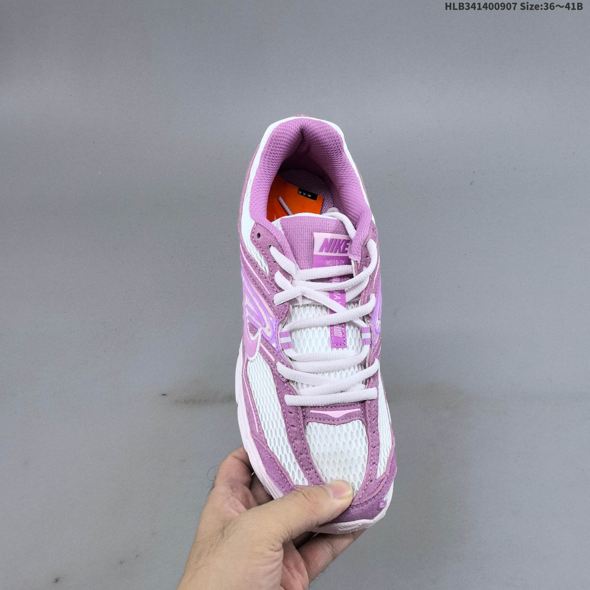 Nike Air Max Moto Sneakers in White and Purple