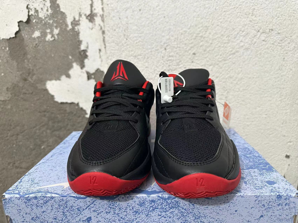 Nike Zoom Air Black and Red Basketball Shoes