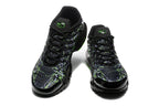 Nike Air Max Plus Black and Green Pattern Sneakers 8909-706