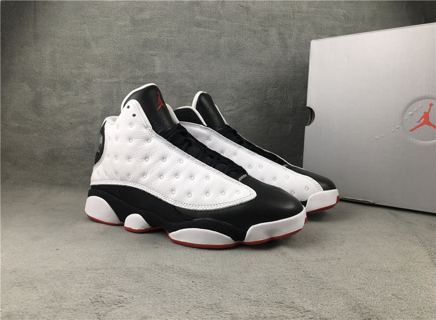 Air Jordan 13 Retro He Got Game White Black Red Sneakers