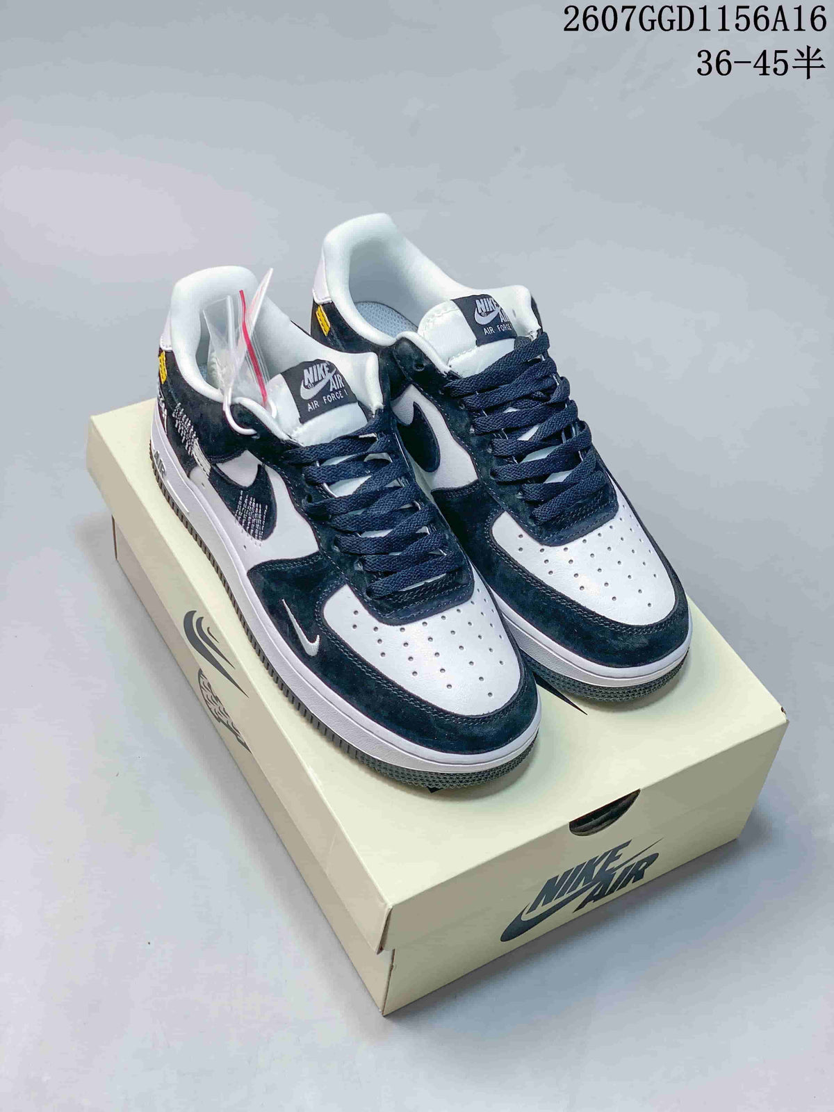 Nike Air Force 1 Black White Sneakers 2607GGD1156A16