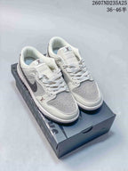 Nike SB Dunk Low Pro White Grey Sneakers 2607ND235A25