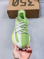 Adidas Yeezy Boost 350 V2 Green White Sneakers