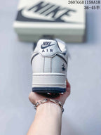 Nike Air Force 1 '07 White Navy Low-Top Sneakers