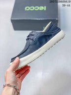ECCO Navy Lace-Up Sneakers 2607GDD609A19
