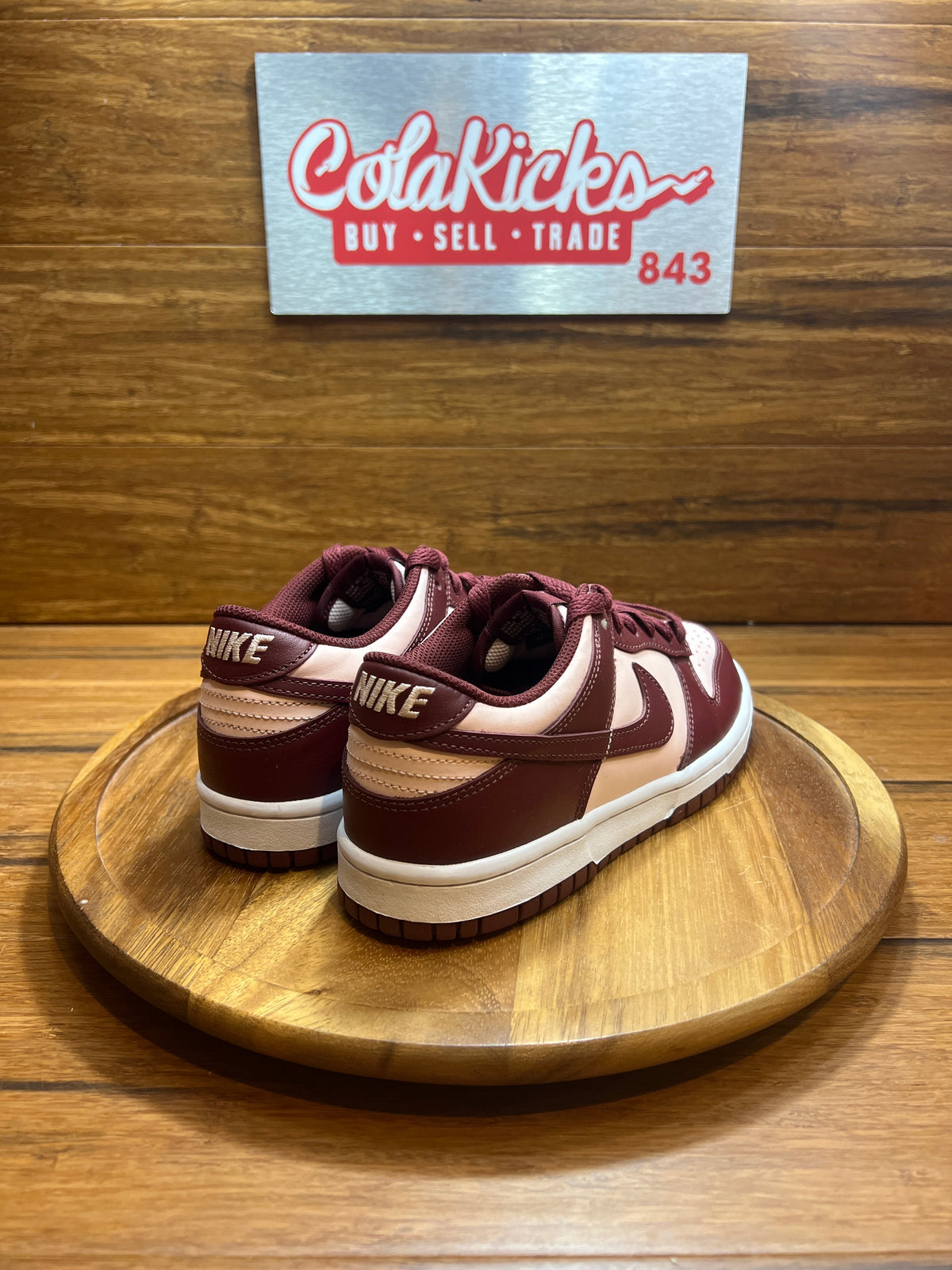 Nike Dunk Low Dark Team Red Echo Pink (GS)