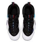 Nike Air Foamposite One White and Blue Basketball Shoes