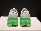 On Cloudsurfer Max White Green Running Shoes