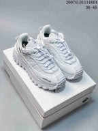 Moncler Pacey White Low-Top Sneakers 2607GLD1114A04