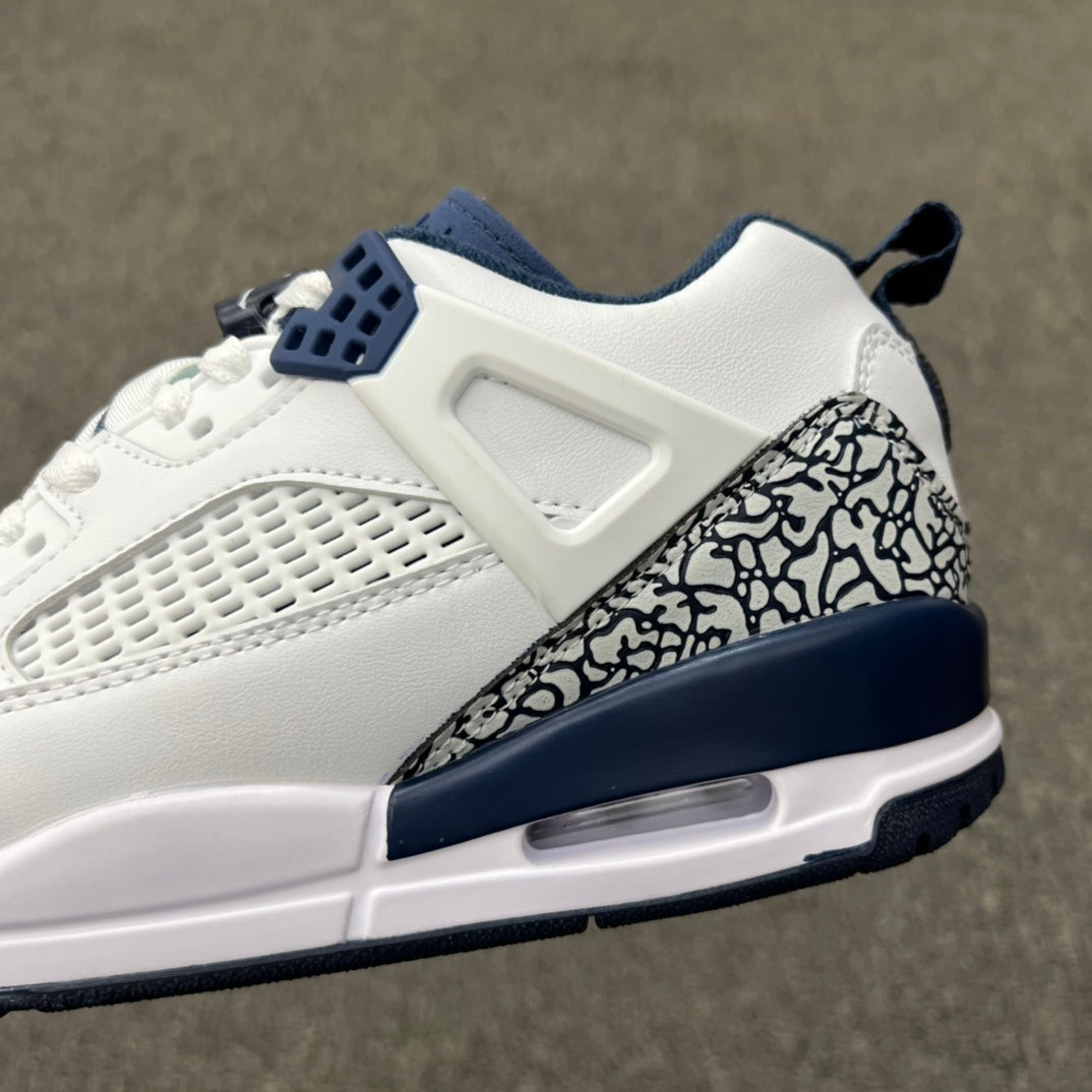Jordan Spizike Low White and Navy Sneakers FQ1759-104