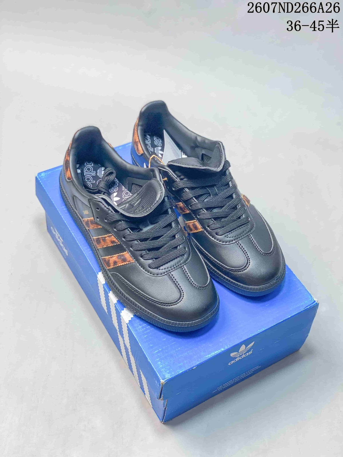 adidas Originals Samba OG Sneakers Black and Brown 2607ND266A26